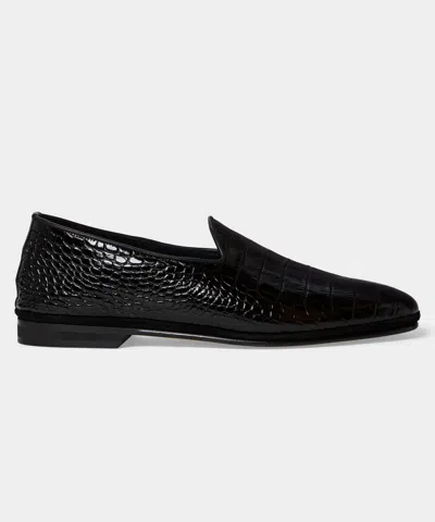 Rubinacci Todd Snyder X  Simple Loafer In Black