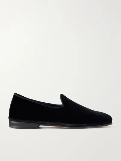 Rubinacci Velvet Loafers In Multi
