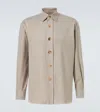 Rubinacci Virgin Wool Shirt In Neutral
