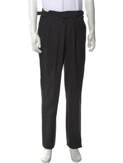Pre-owned Rubinacci Wool Dress Pants In Grey