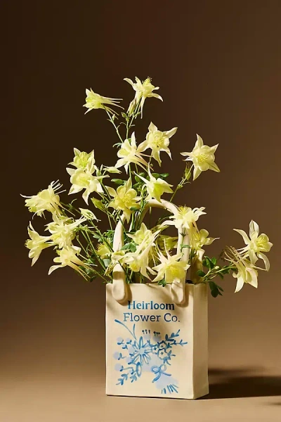 Ruby Clay Flower Market Tote Bud Vase In Multi