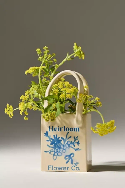 Ruby Clay Flower Market Tote Bud Vase In Multi