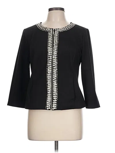 Pre-owned Ruby Rd. 3/4 Sleeve Blouse In Black
