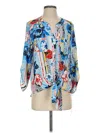 Ruby Rd. 3/4 Sleeve Blouse In Blue