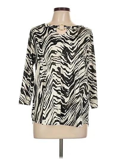 Pre-owned Ruby Rd. 3/4 Sleeve Blouse In Ivory