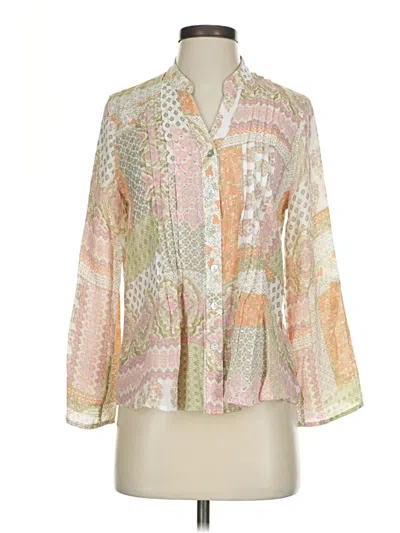 Pre-owned Ruby Rd. 3/4 Sleeve Blouse In Pink