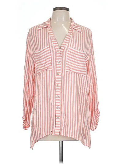 Pre-owned Ruby Rd. 3/4 Sleeve Blouse In Pink