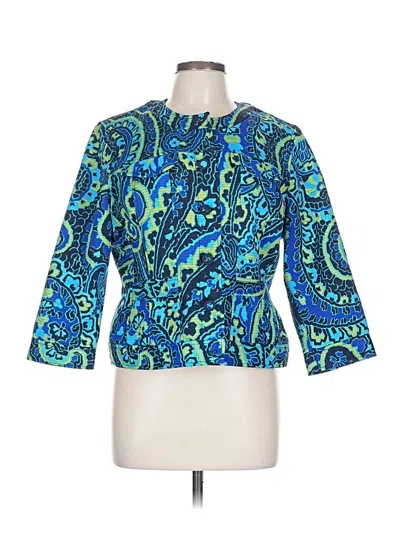 Pre-owned Ruby Rd. Blazer Jacket In Blue