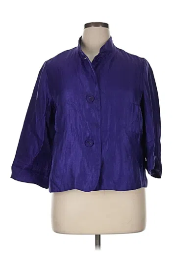 Pre-owned Ruby Rd. Blazer Jacket In Purple