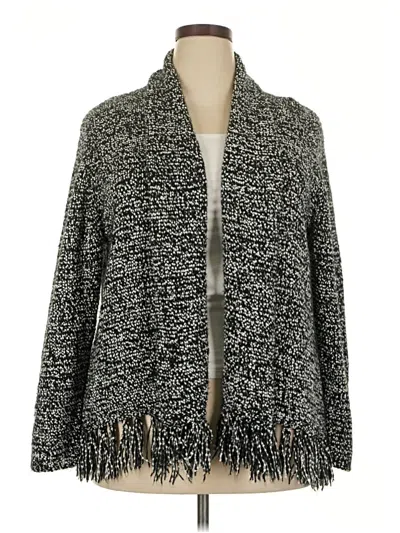 Pre-owned Ruby Rd. Cardigan Sweater In Black