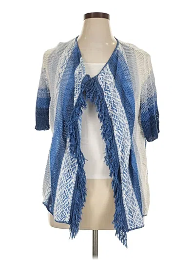 Pre-owned Ruby Rd. Cardigan Sweater In Blue
