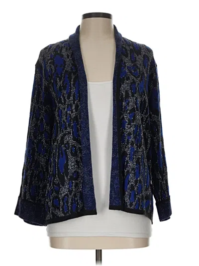 Pre-owned Ruby Rd. Cardigan Sweater In Blue
