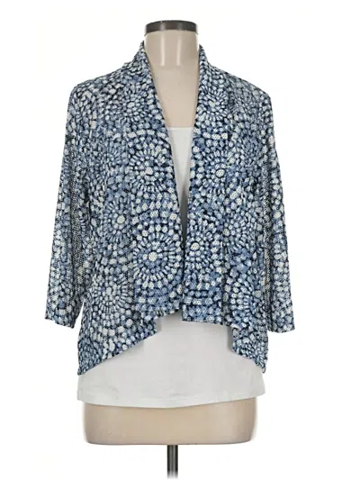 Pre-owned Ruby Rd. Cardigan Sweater In Blue