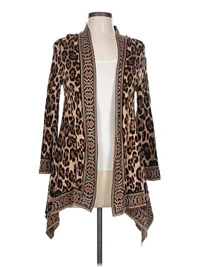 Pre-owned Ruby Rd. Cardigan Sweater In Brown