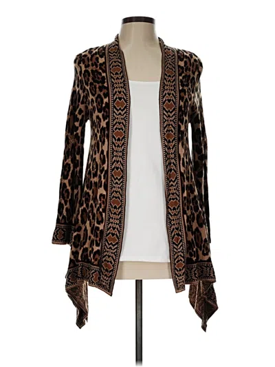 Pre-owned Ruby Rd. Cardigan Sweater In Brown