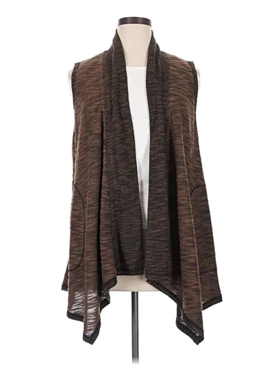 Pre-owned Ruby Rd. Cardigan Sweater In Brown