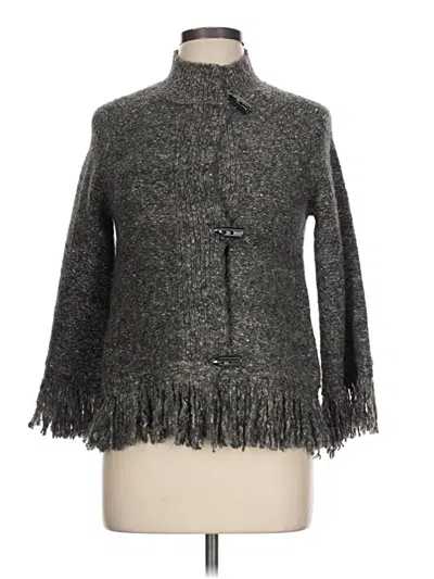 Pre-owned Ruby Rd. Cardigan Sweater In Gray