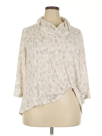 Pre-owned Ruby Rd. Cardigan Sweater In White