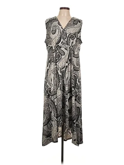 Pre-owned Ruby Rd. Casual Dress In Gray