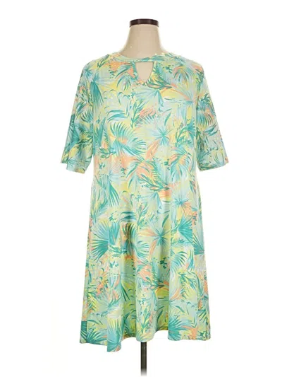 Pre-owned Ruby Rd. Casual Dress In Green