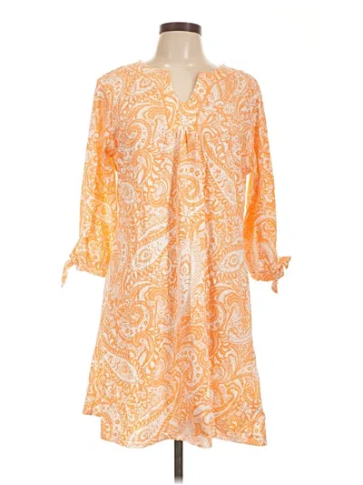 Pre-owned Ruby Rd. Casual Dress In Orange