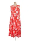 Ruby Rd. Casual Dress In Red