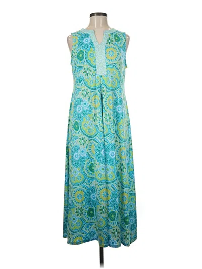 Pre-owned Ruby Rd. Casual Dress In Teal