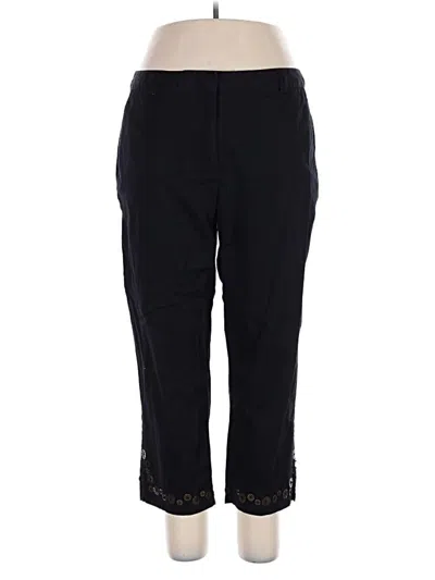 Pre-owned Ruby Rd. Casual Pants In Black