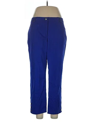 Pre-owned Ruby Rd. Casual Pants In Blue