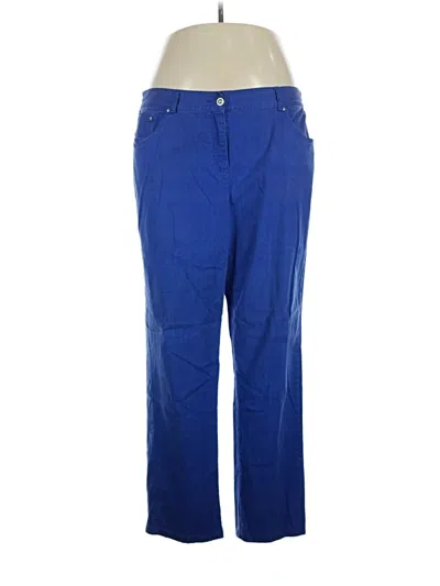 Pre-owned Ruby Rd. Casual Pants In Blue