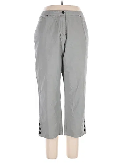 Pre-owned Ruby Rd. Casual Pants In Gray