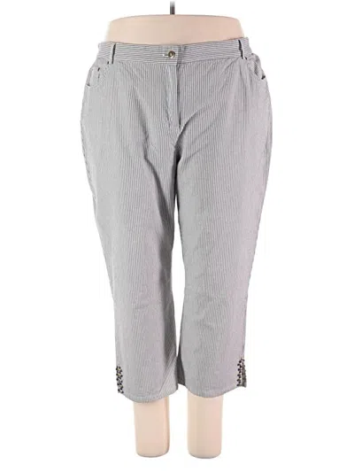 Pre-owned Ruby Rd. Casual Pants In Gray