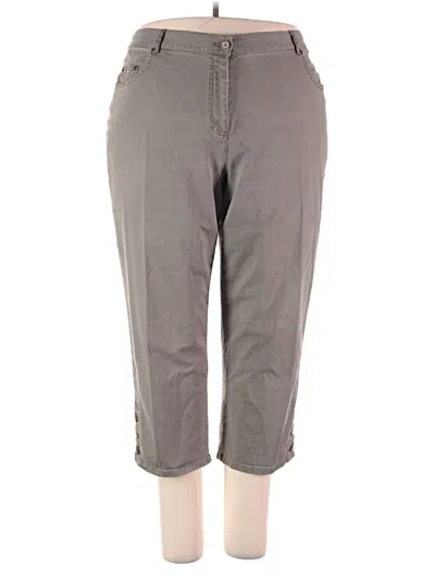 Pre-owned Ruby Rd. Casual Pants In Gray