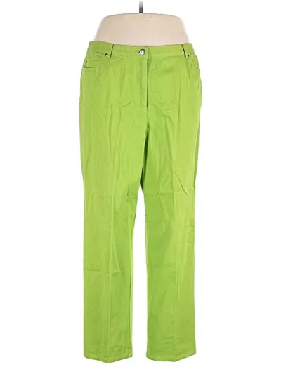 Pre-owned Ruby Rd. Casual Pants In Green
