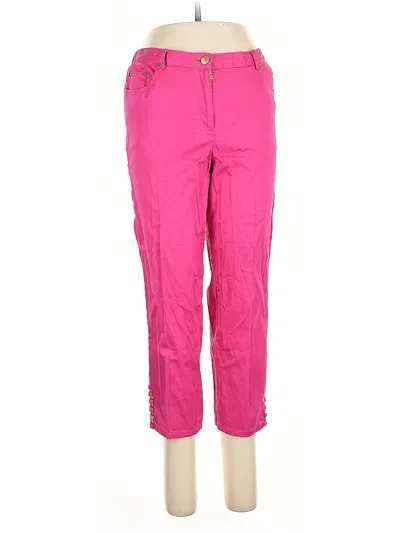 Pre-owned Ruby Rd. Casual Pants In Pink