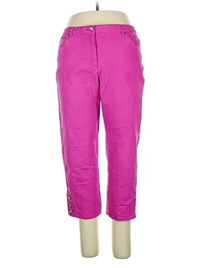 Pre-owned Ruby Rd. Casual Pants In Pink