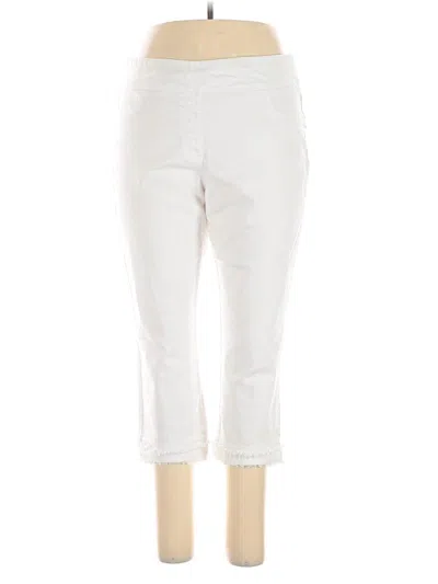 Pre-owned Ruby Rd. Casual Pants In White