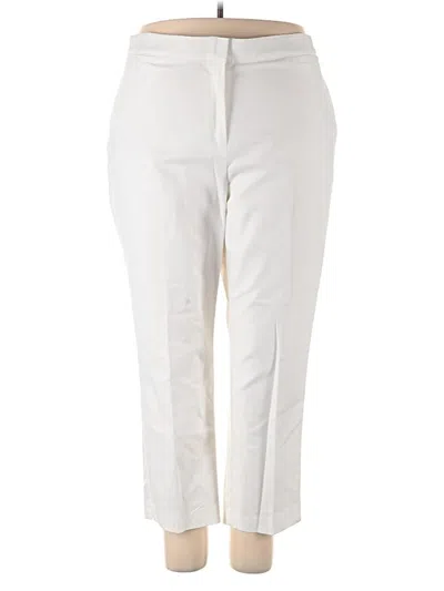 Pre-owned Ruby Rd. Casual Pants In White
