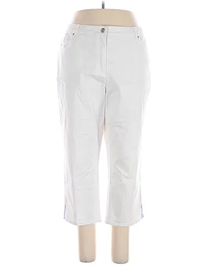 Pre-owned Ruby Rd. Casual Pants In White