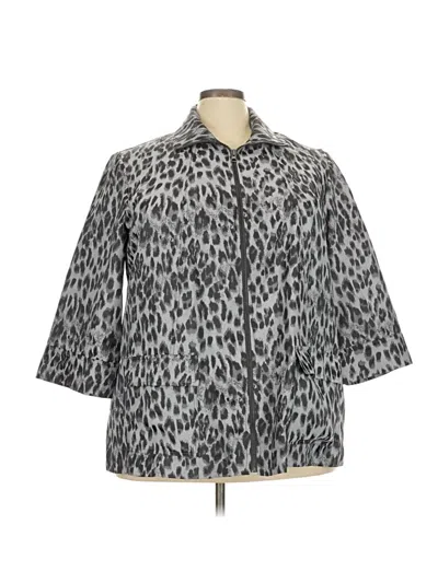 Pre-owned Ruby Rd. Coat In Gray