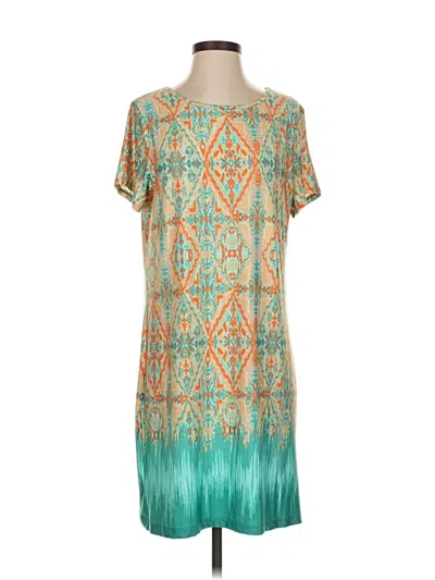 Pre-owned Ruby Rd. Cocktail Dress In Teal