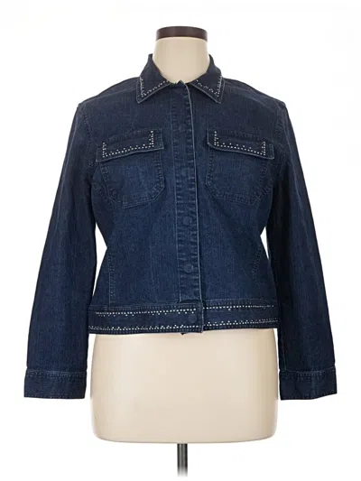 Pre-owned Ruby Rd. Denim Jacket In Blue