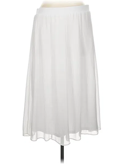 Pre-owned Ruby Rd. Formal Skirt In White