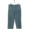Ruby Rd. Ruby Rd French Terry Denim Look Pants In Blue