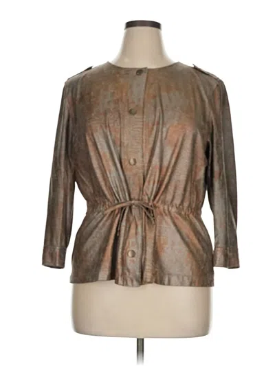 Pre-owned Ruby Rd. Jacket In Gold