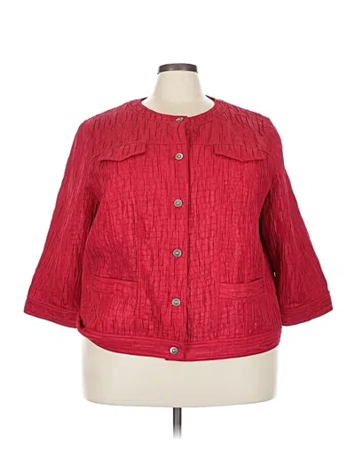 Pre-owned Ruby Rd. Jacket In Red