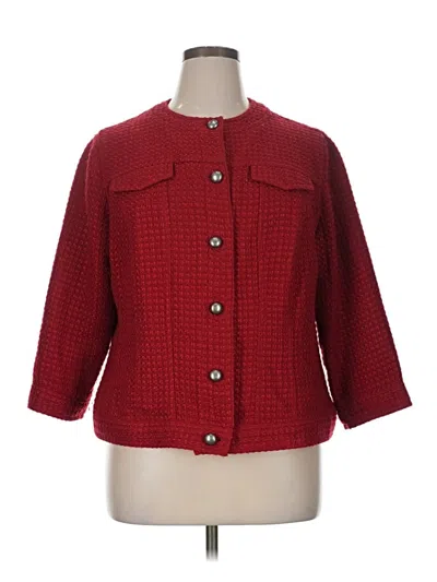 Pre-owned Ruby Rd. Jacket In Red