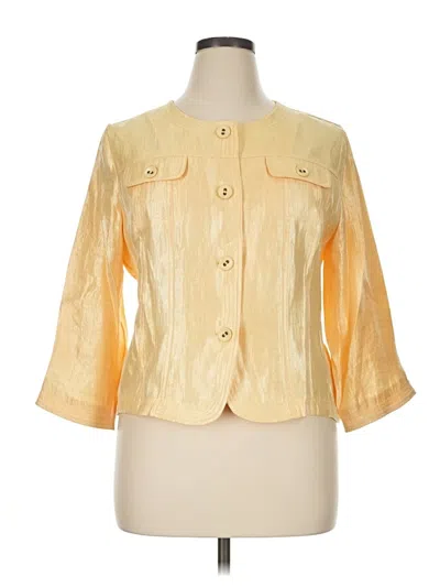 Pre-owned Ruby Rd. Jacket In Yellow