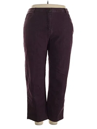Pre-owned Ruby Rd. Jeans In Purple