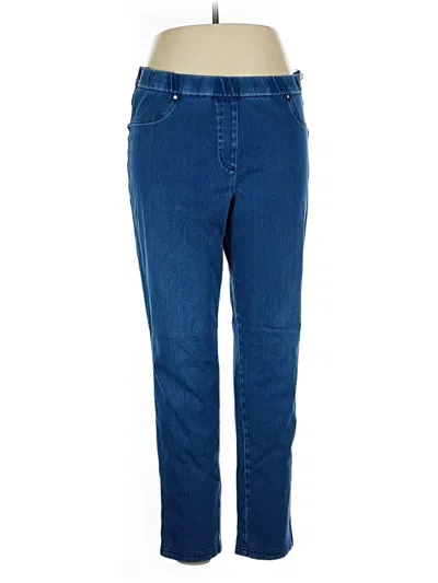 Pre-owned Ruby Rd. Jeggings In Blue